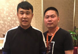 广州华润与明星合影