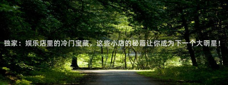 首页华润娱乐：独家：娱乐店里的冷门宝藏，这些小店的秘籍让你成为下一个大明星！
