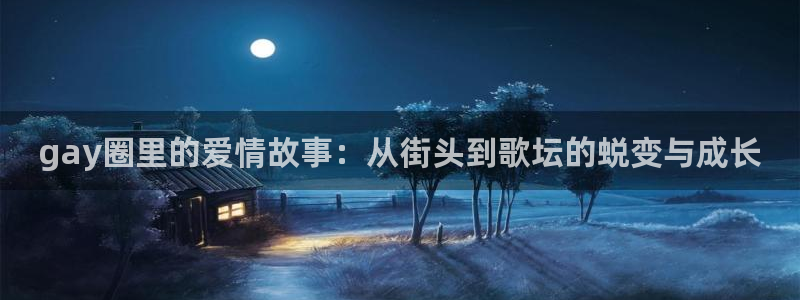 首页华润娱乐：gay圈里的爱情故事：从街头到歌坛的蜕变与成长